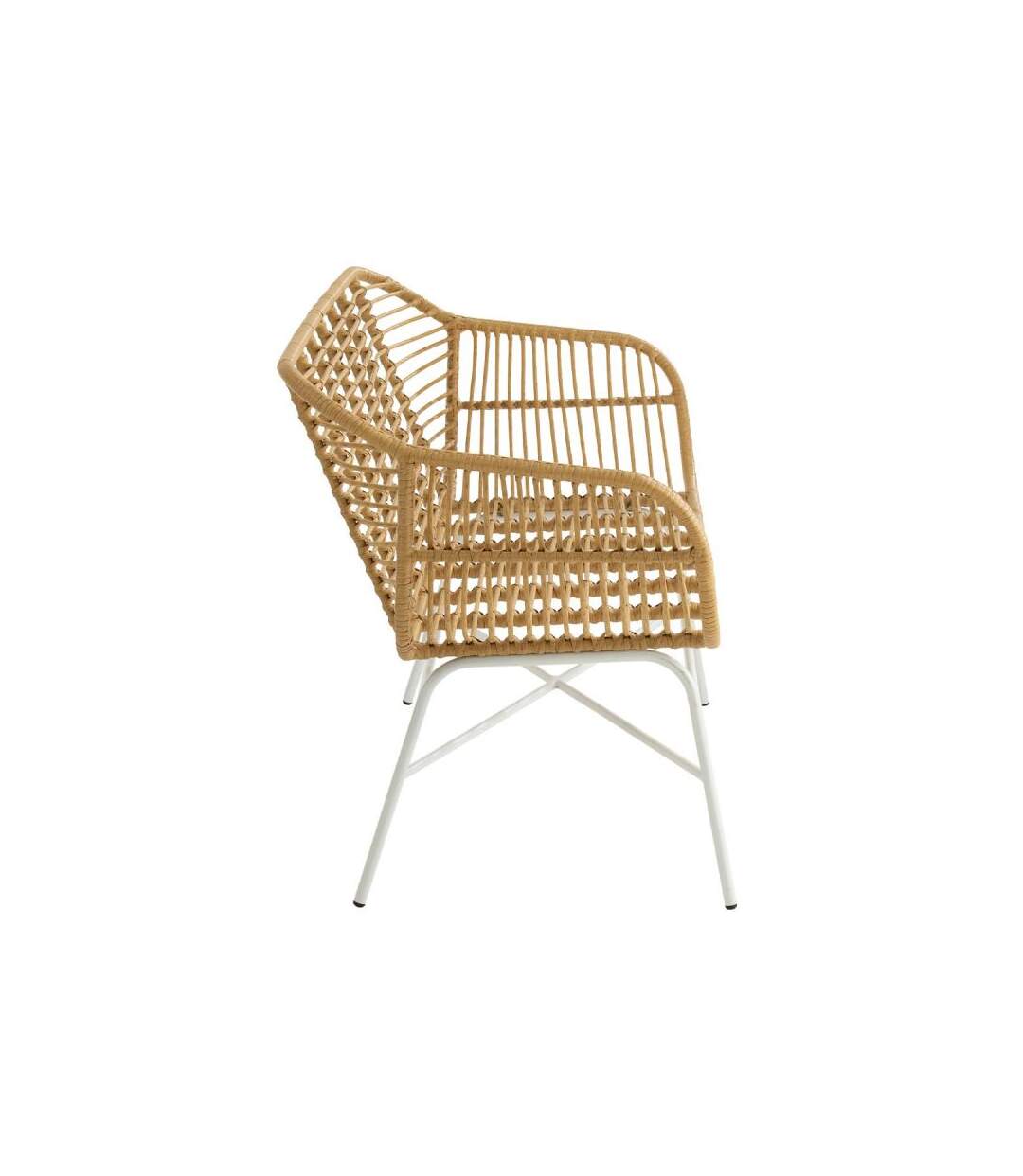 Paris Prix - Banc D'extérieur Design celeste 128cm Naturel