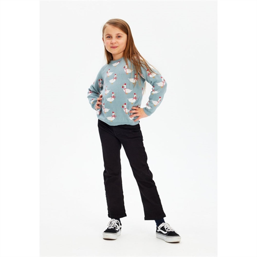 Abyss Jacquard Goose Pullover - The New