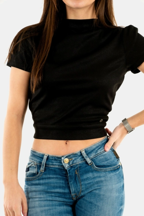 tee shirt guess jeans aura noir