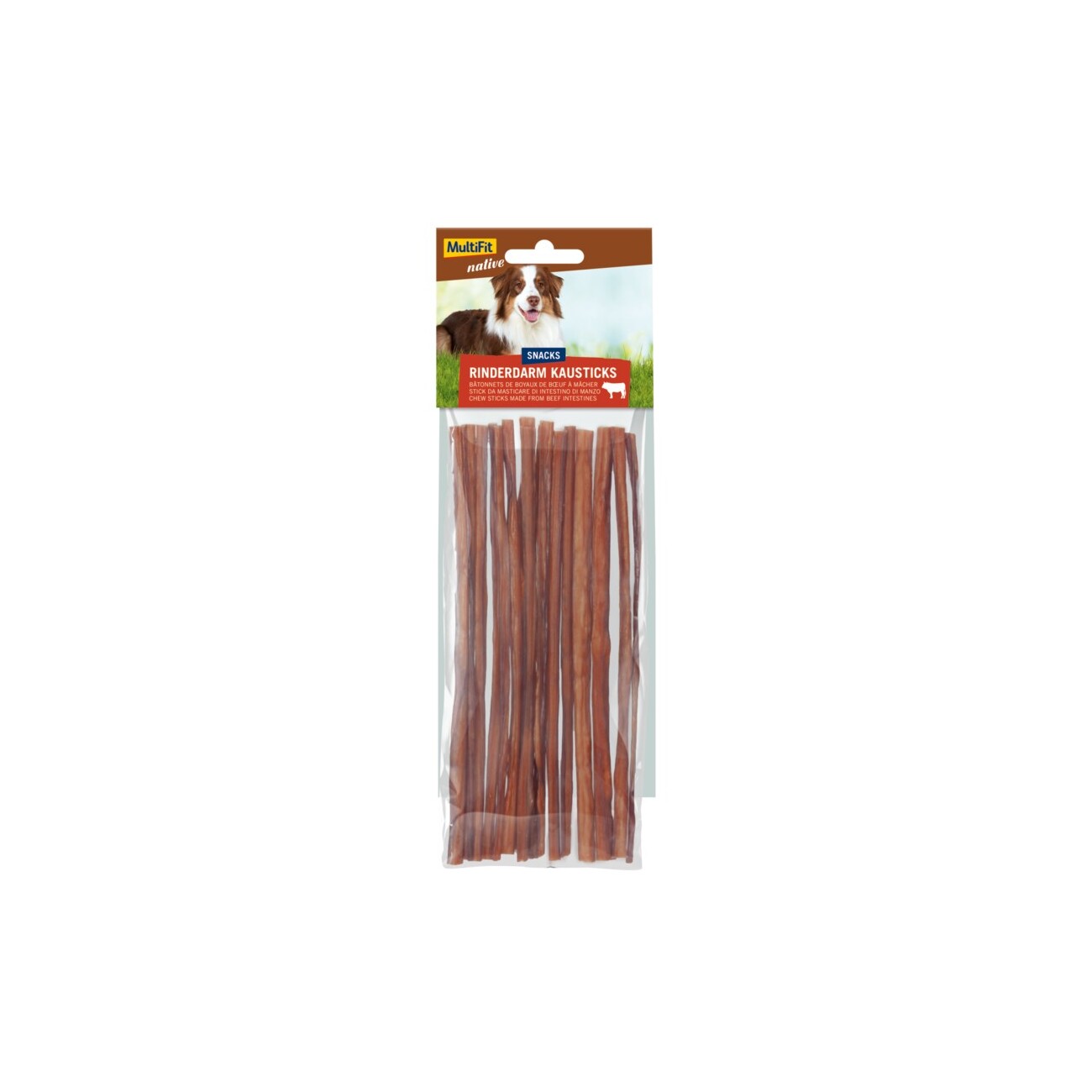 MultiFit native Rinderdarm Kausticks 60g