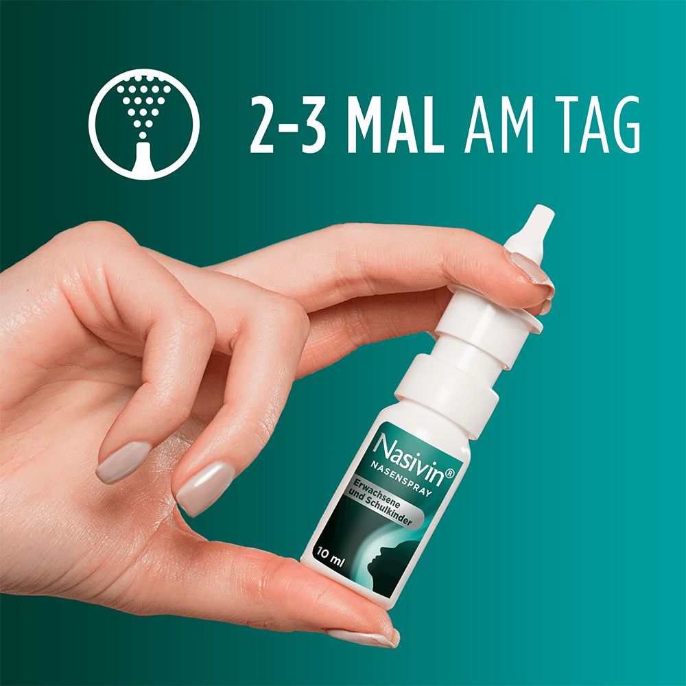Nasivin® Nasenspray ohne Konservierungsstoffe Erwachsene und Schulkinder,