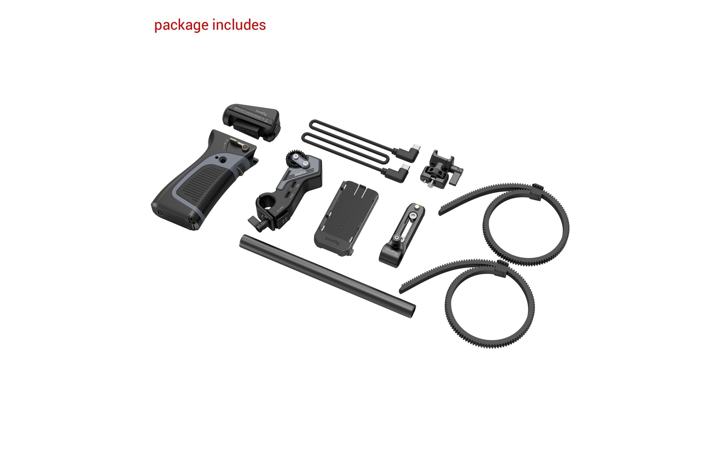 MagicFIZ Wireless Follow Focus Handgrip Kit<br>Präziser und latenzarmer Follow Focus für Videoaufnahmen