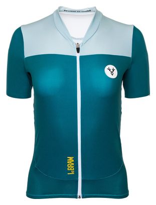 Maillot Manches Courtes Femme LeBram Cenise Turquoise