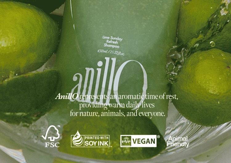 anillO - Lime Sunday Refresh Shampoo