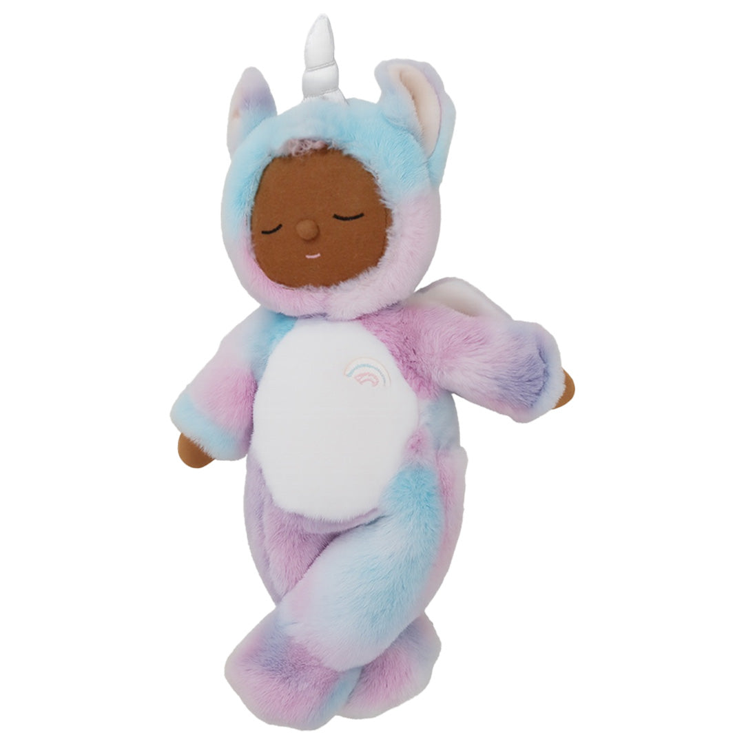 olli ella lappenpop cozy dinkum unicorn - stardust rainbow - 32 cm