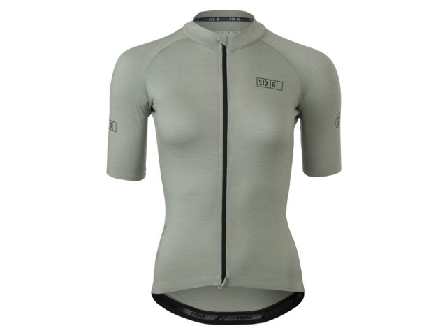 AGU SIX6 Merino kortærmet cykeltrøje Highland Green dame
