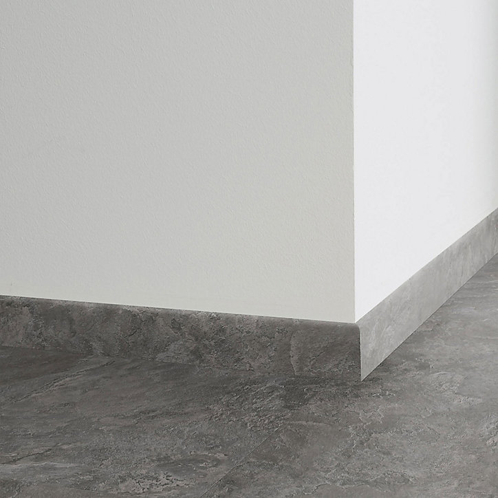 Plinthe PVC béton anthracite 196 x 6 cm Tarkett (lot de 5)