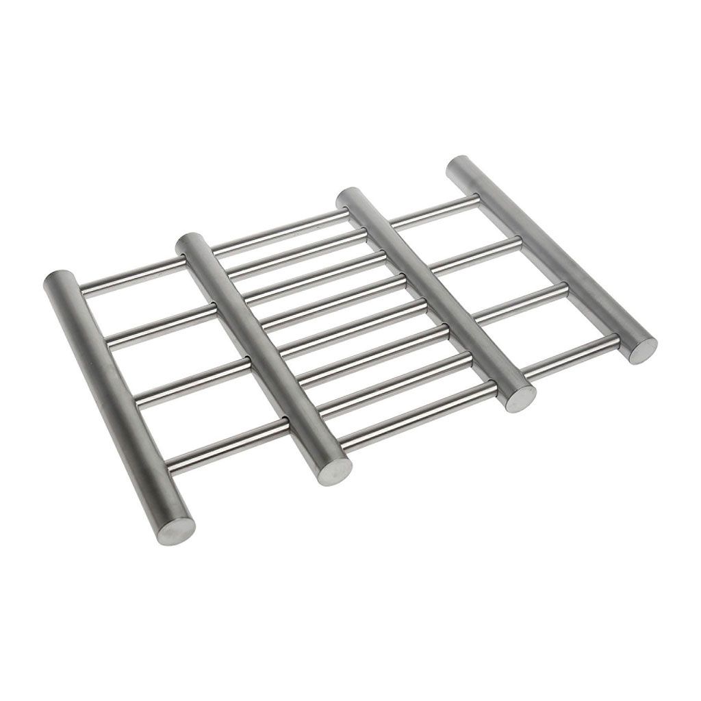 Dessous de plat extensible inox 20x1.9x22.7cm
