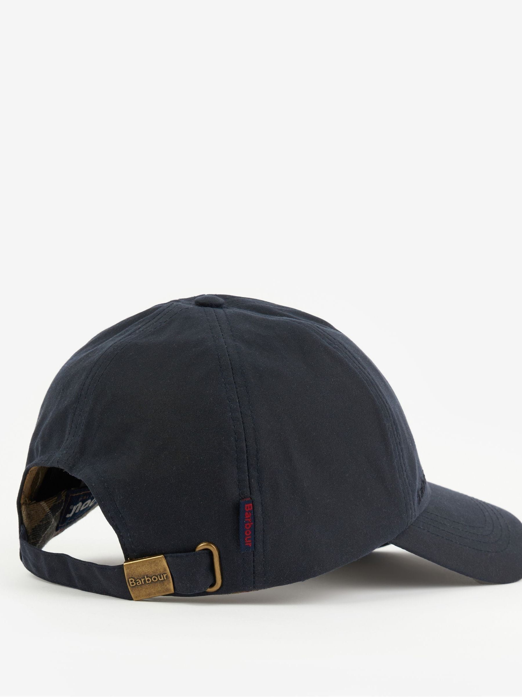 Marineblauw - Barbour® wax 100% katoenen pet