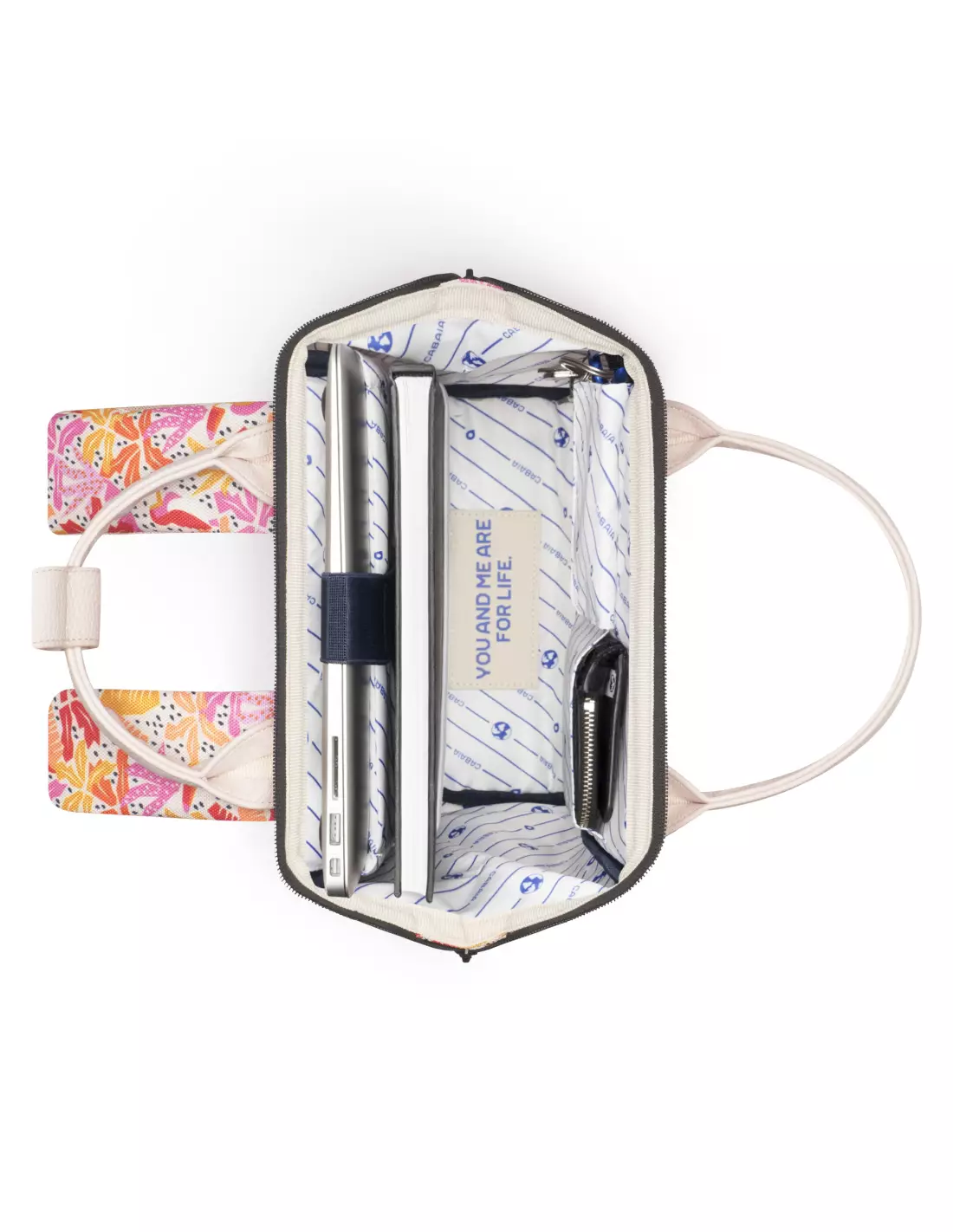 CABAIA ADVENTURER ALL OVER RECYCLED OXFORD PRINTED PIRAE SMALL - Sacs & maroquinerie PIRAE