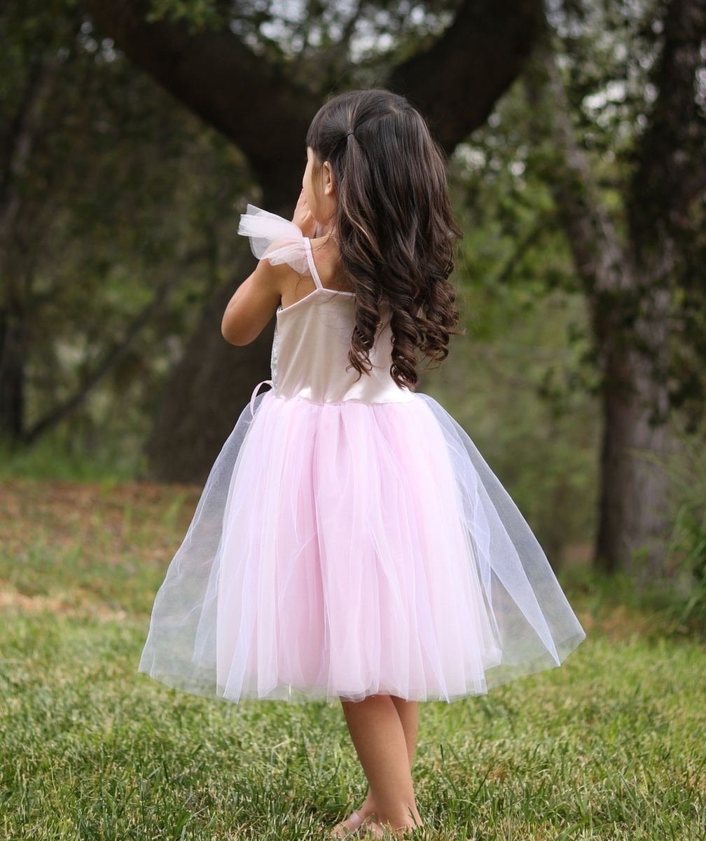 GREAT PRETENDERSDÉGUISEMENT ROBE DE PRINCESSE AVEC SEQUINS ROSES