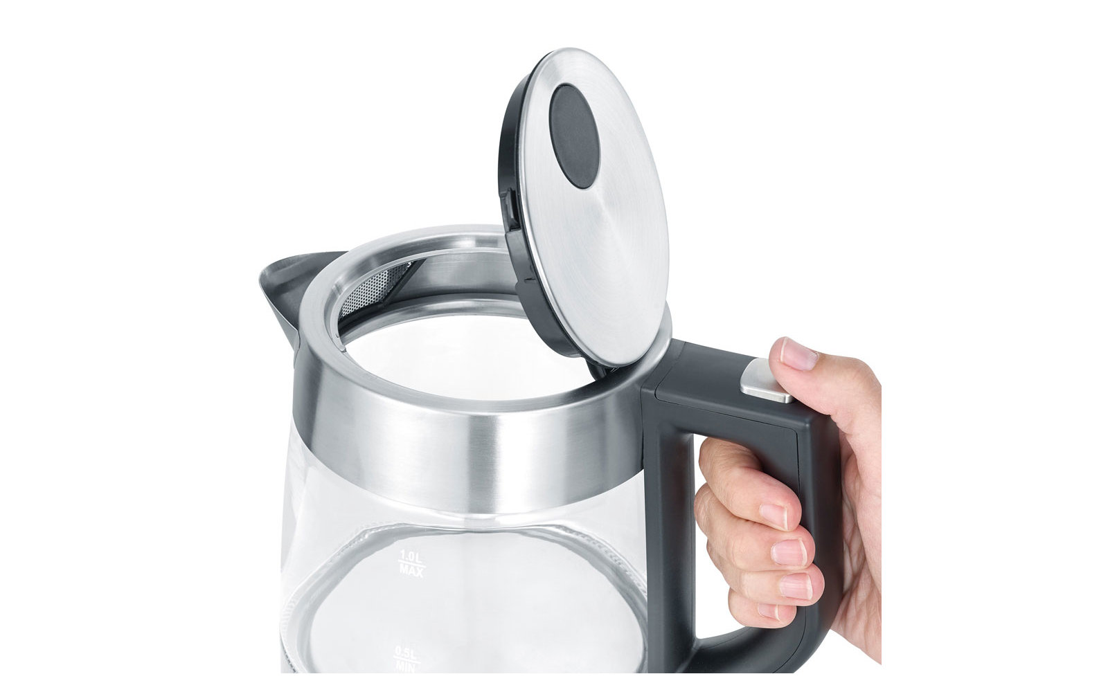 Severin Glas Wasserkocher 2200 W / 1 Liter
