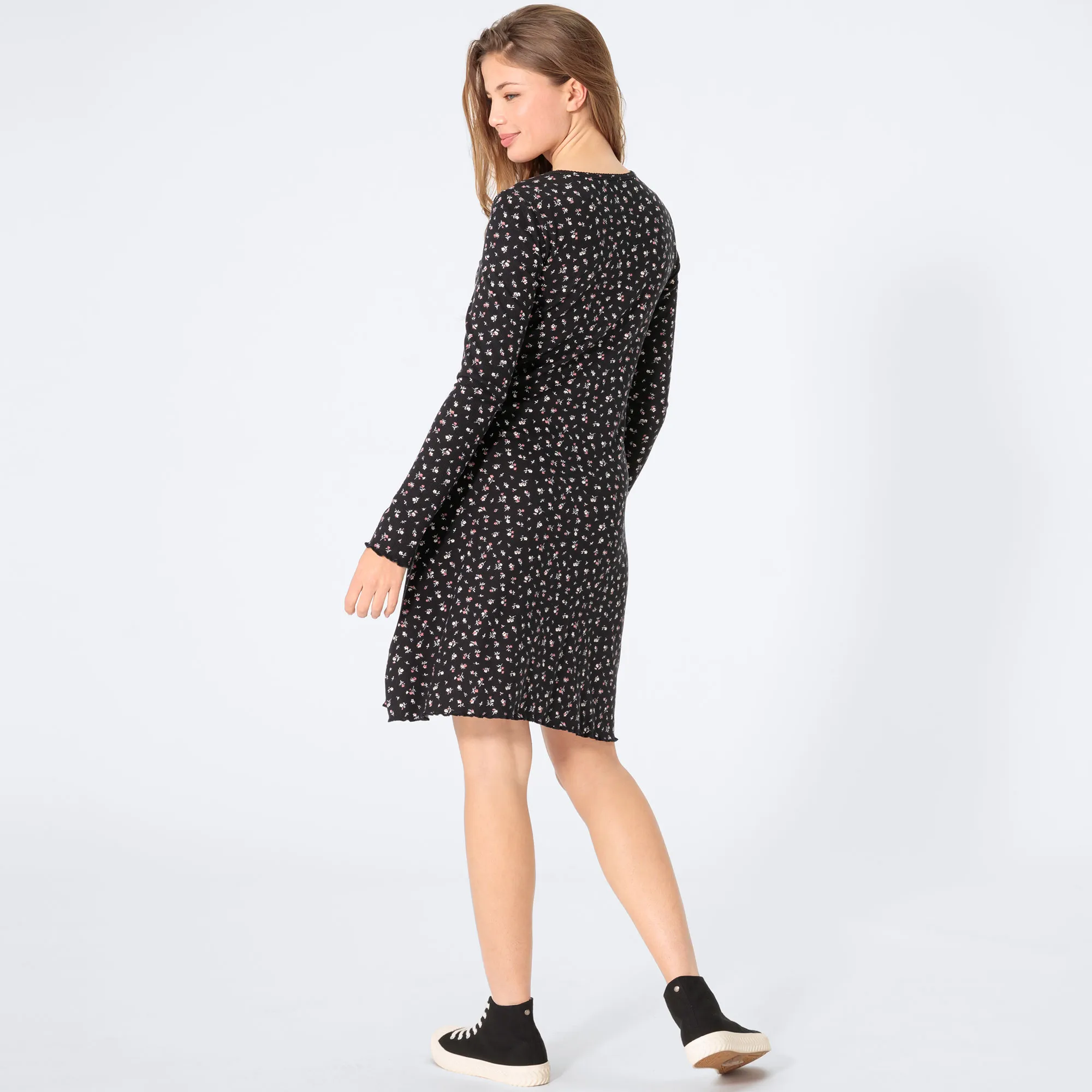 Damen-Kleid mit Blümchen-Muster