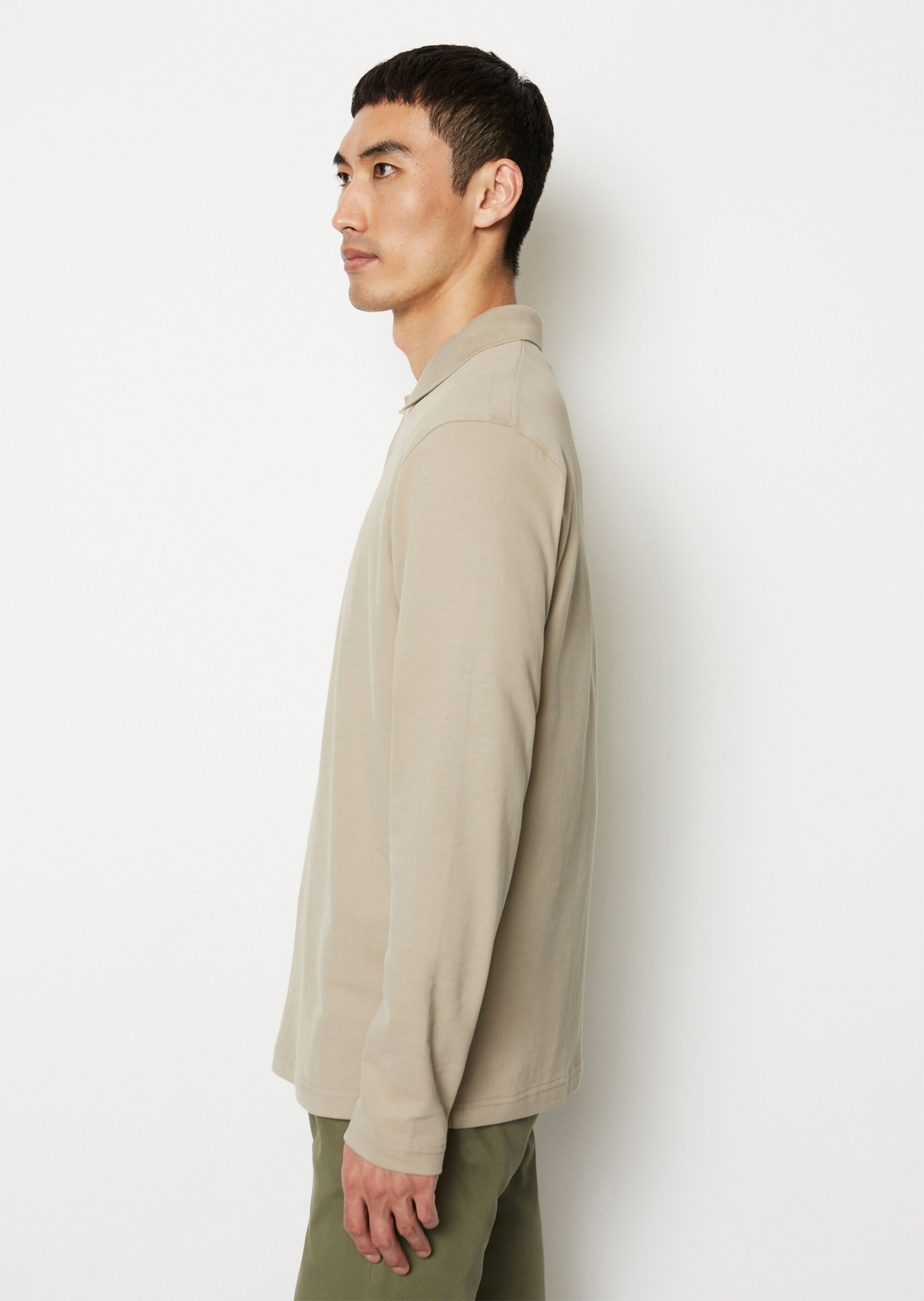 Poloshirt regular aus schwerem Bio-Baumwoll-Jersey
