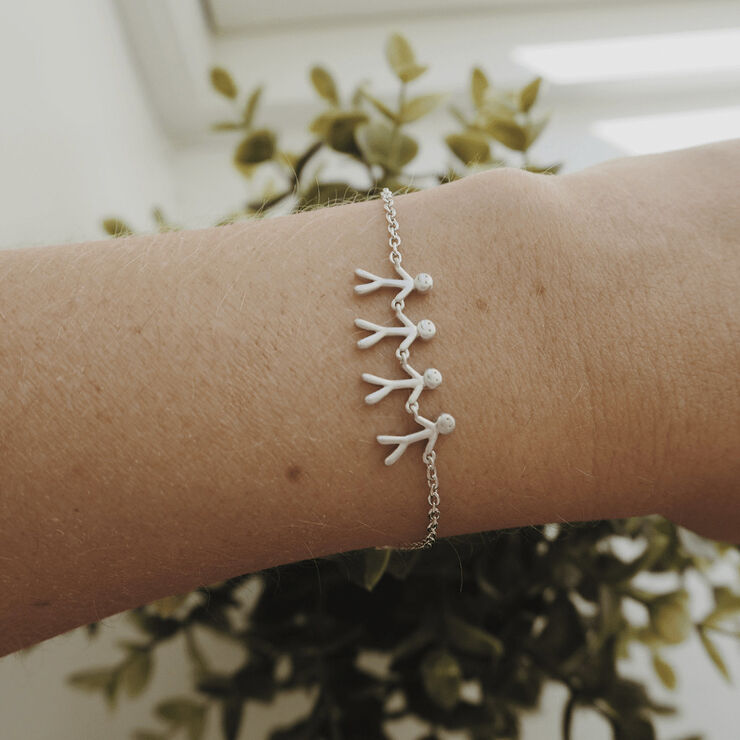 ByBiehl Together Family 4 bracelet - silver Sølv