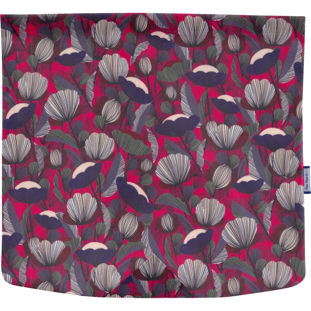 Rabat Besace Carré Grand Pavot Fuchsia