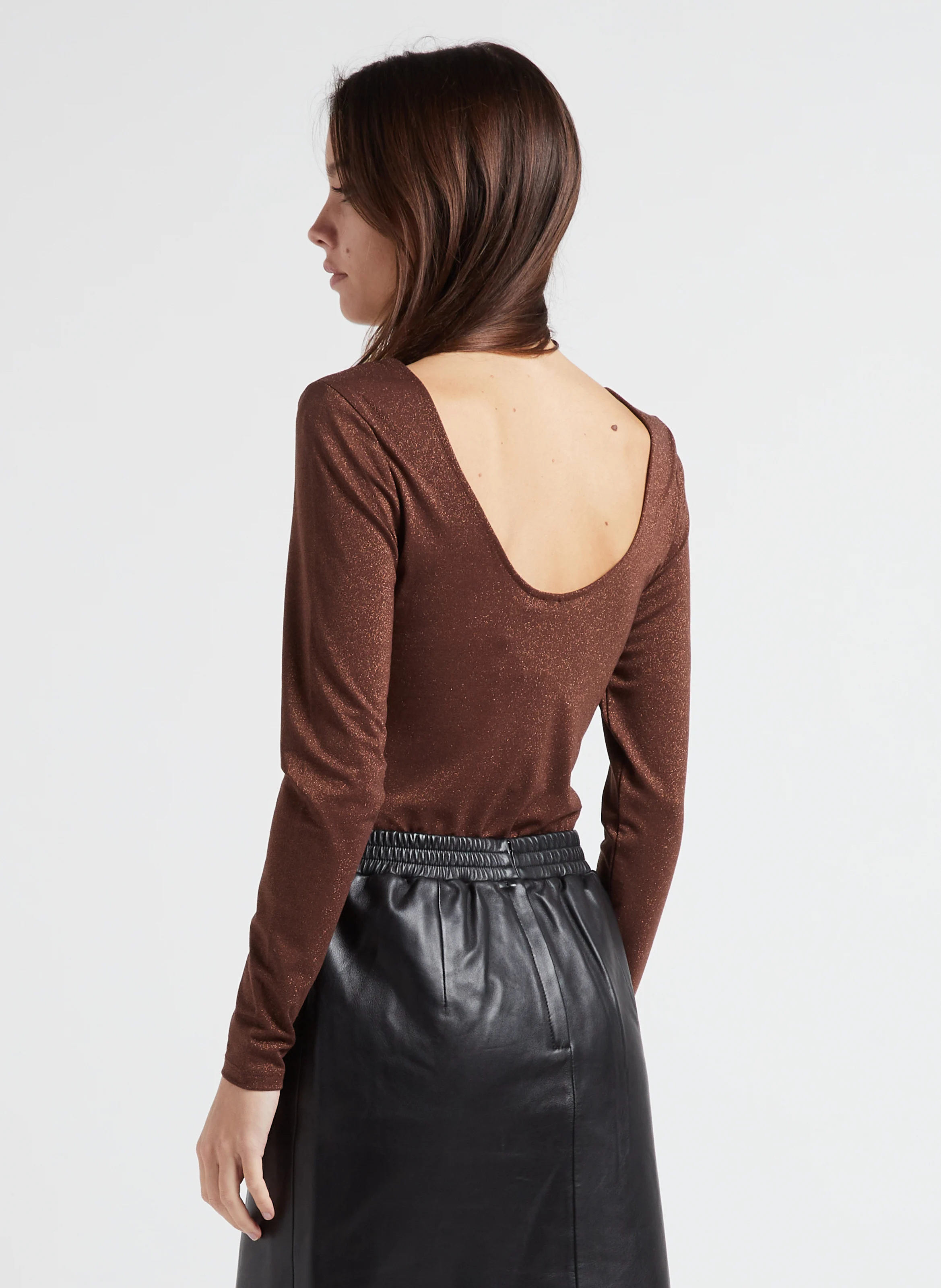 LUXI DEEP - Body col V métallisé | Marron
