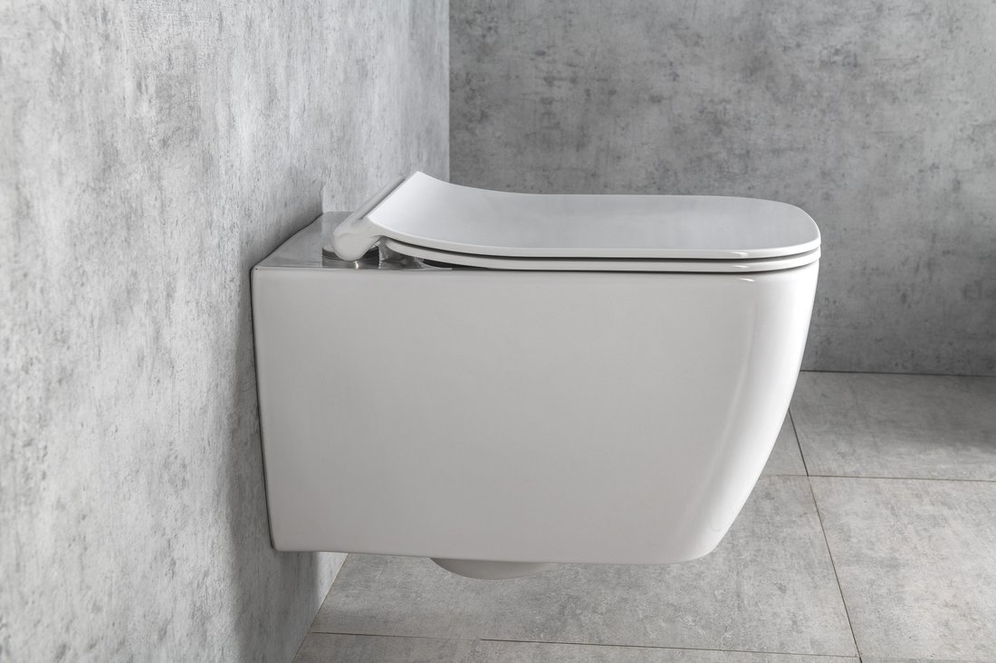 Isvea Vea randloos toilet wit glans