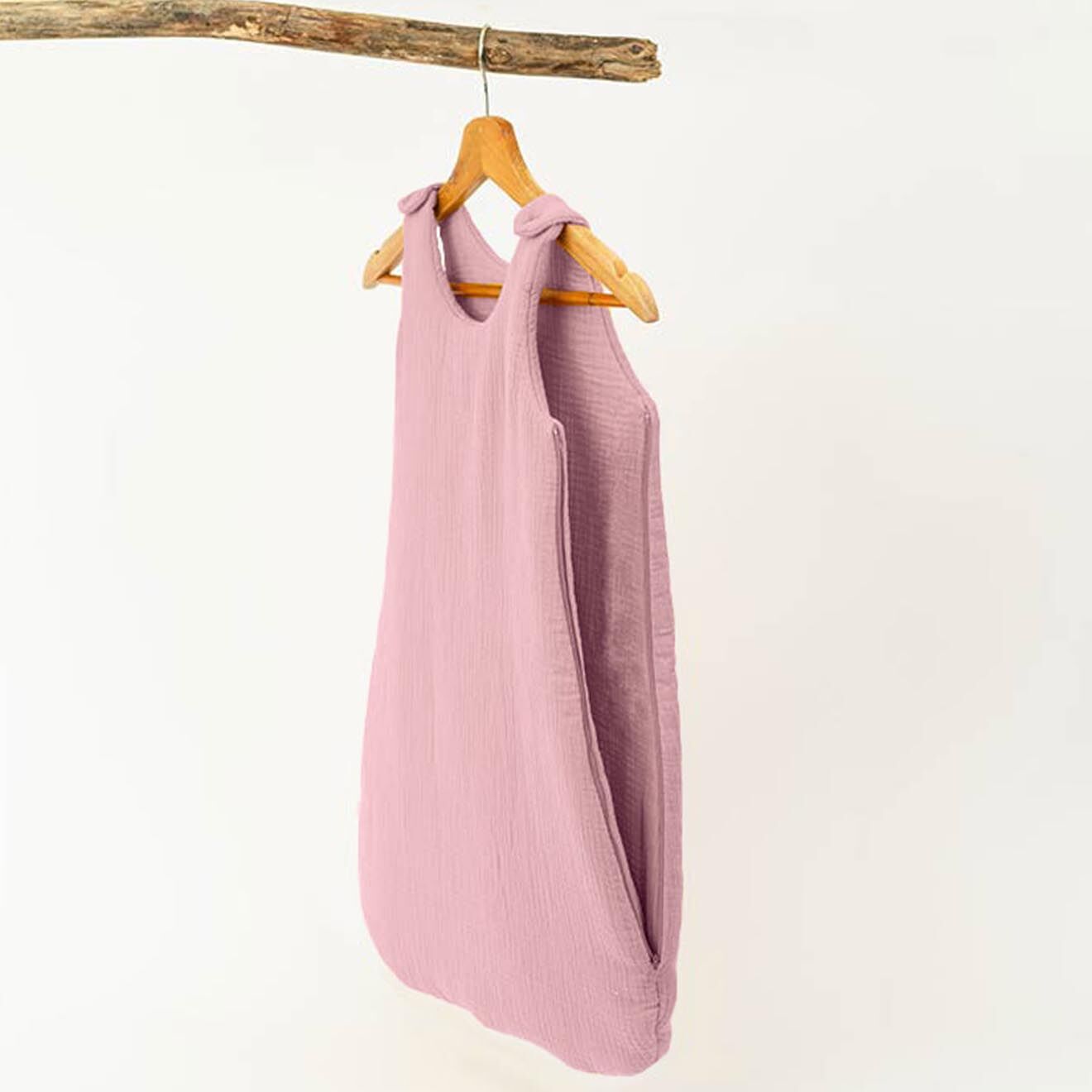 Papate Gigoteuse Hiver en Coton Bio rose - 70x90 cm