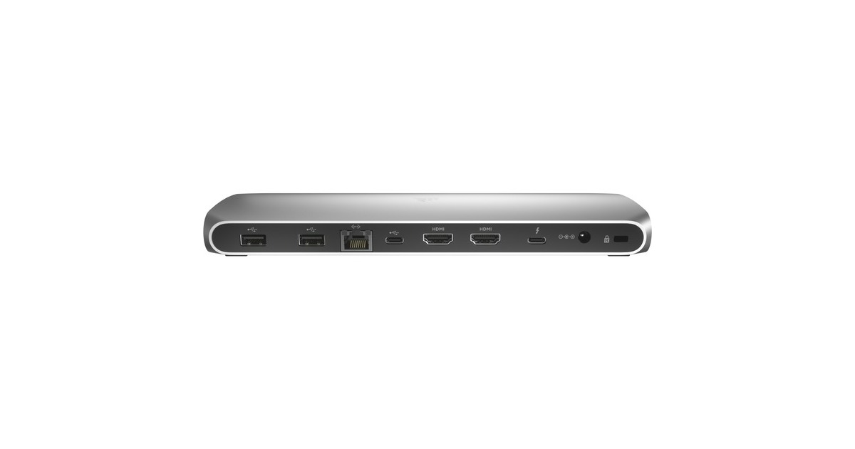 CorsairTBT100 Thunderbolt 3 Dock dockingstation  (Zilver, HDMI, USB-C, RJ-45)