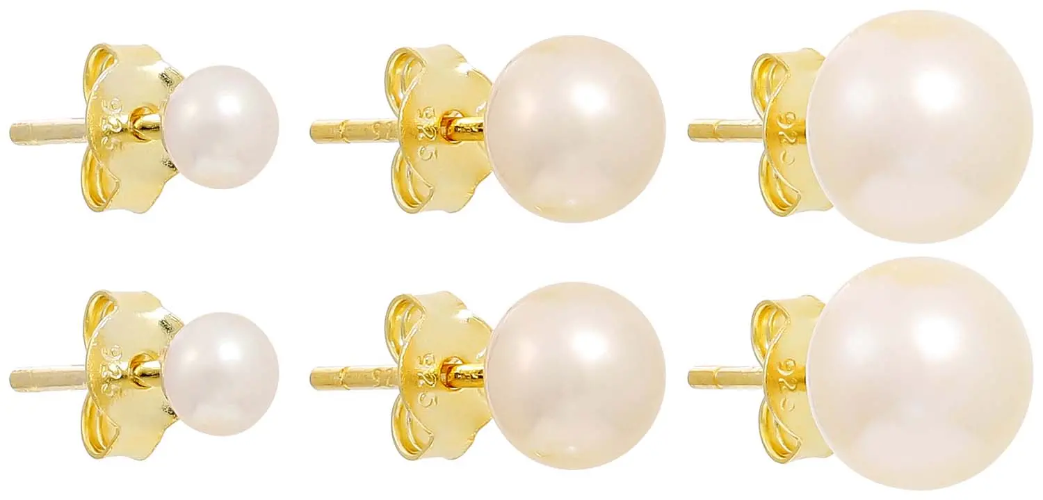 Ohrstecker-Set - Pearly Essentials