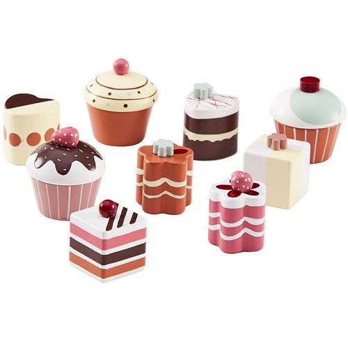 Kids concept 9 houten taartjes