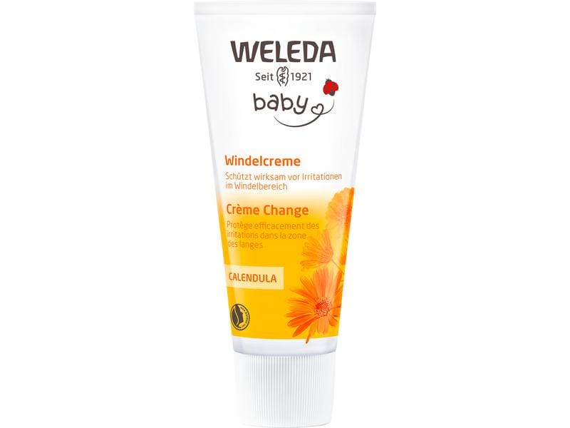 WELEDA Windelcreme Calendula 75 ml Wundschutzcreme schützt die zarte Babyhaut