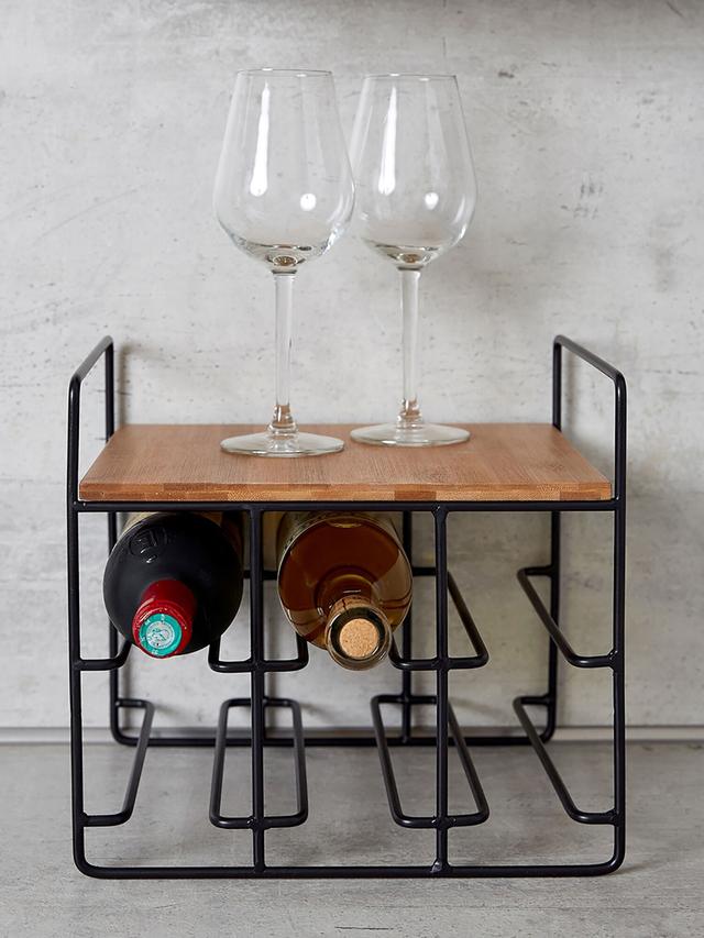 Weinregal Loft für 6 Flaschen, Bambus