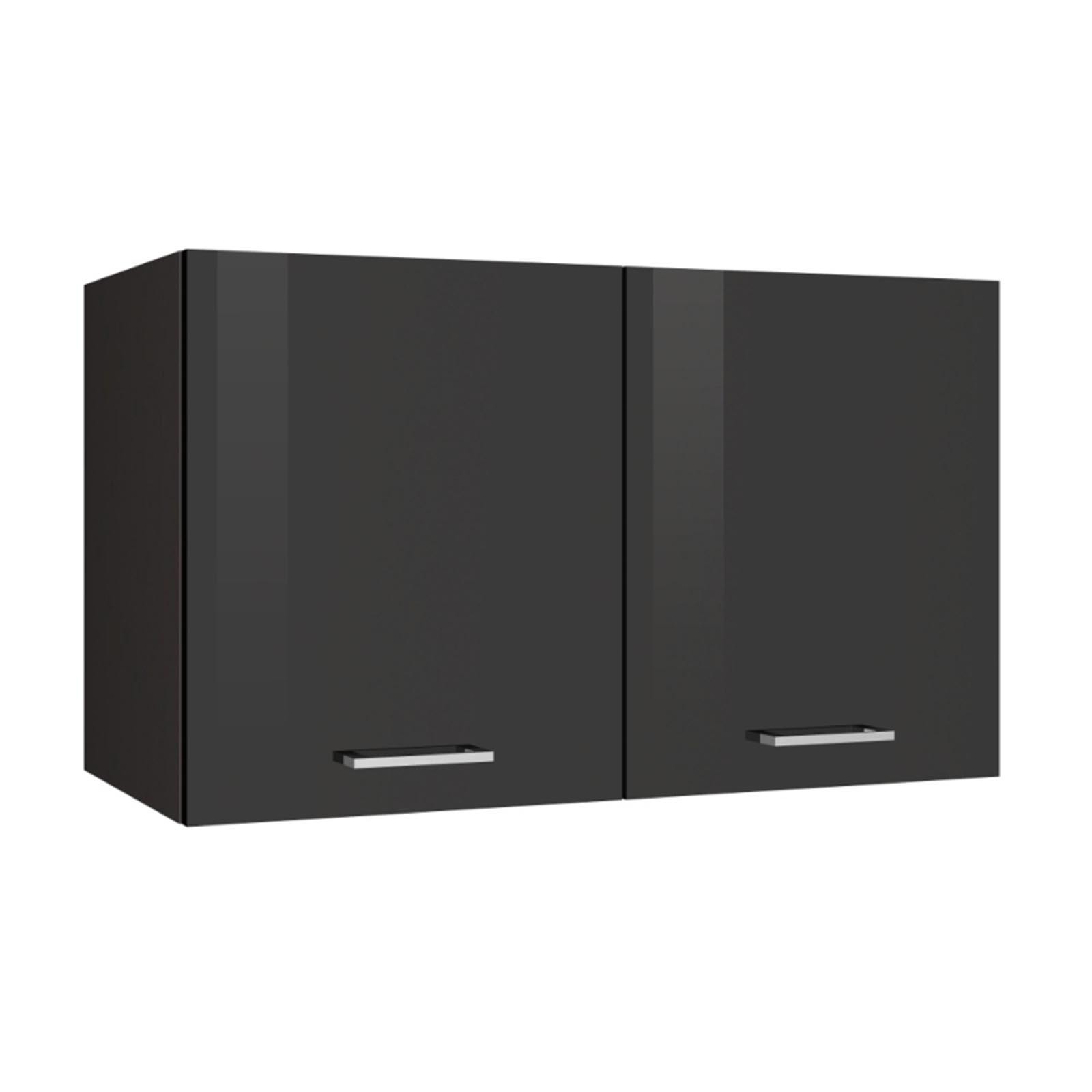 Hängeschrank ROM - grau Hochglanz - 100 cm