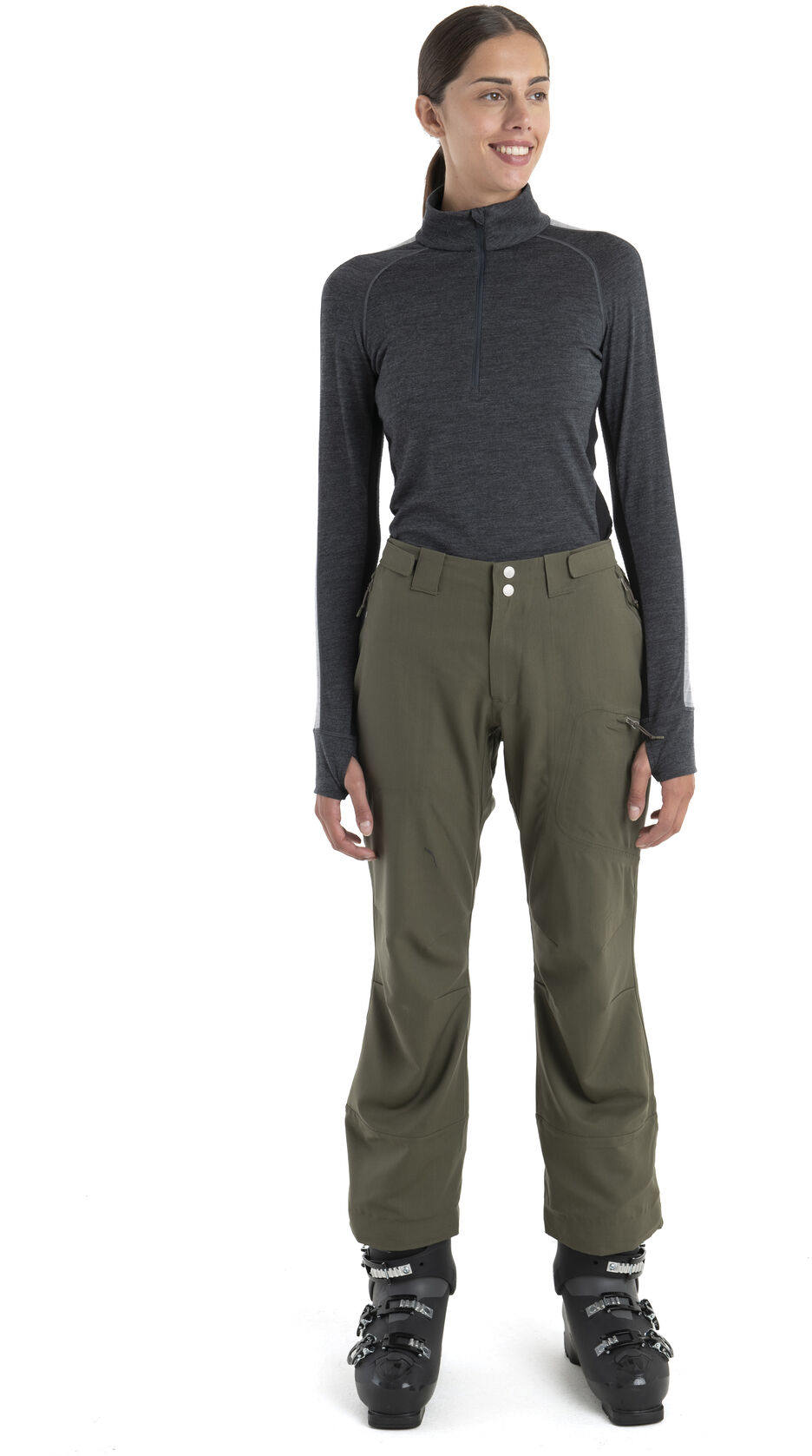 Icebreaker ZoneKnit 200 LS Half Zip W's