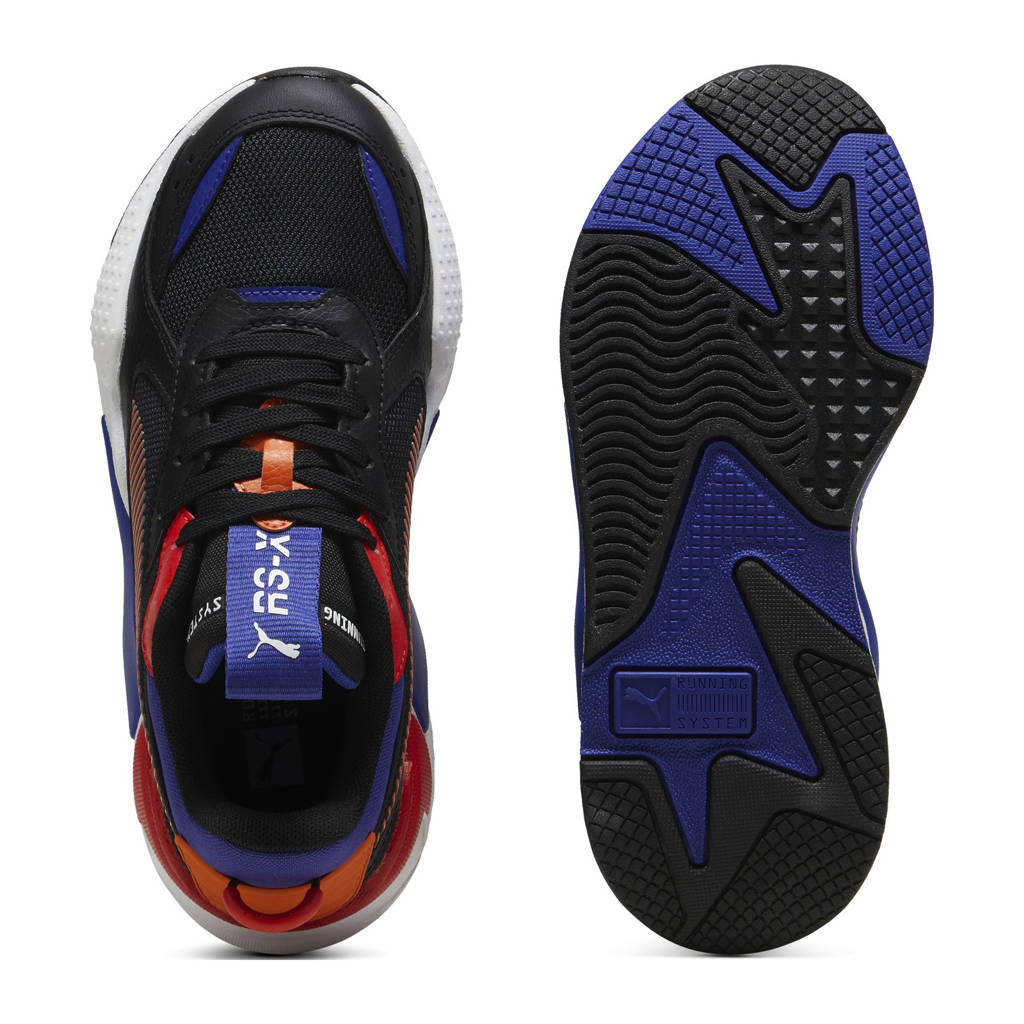 Puma RS-X Geeksneakers zwart/kobaltblauw/oranje