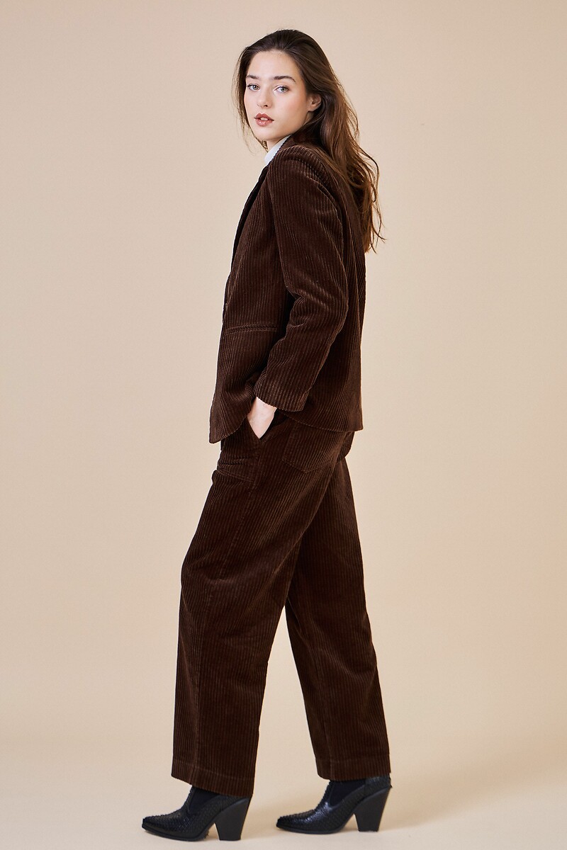ATÉ BREVE<br>Blazer de veludo