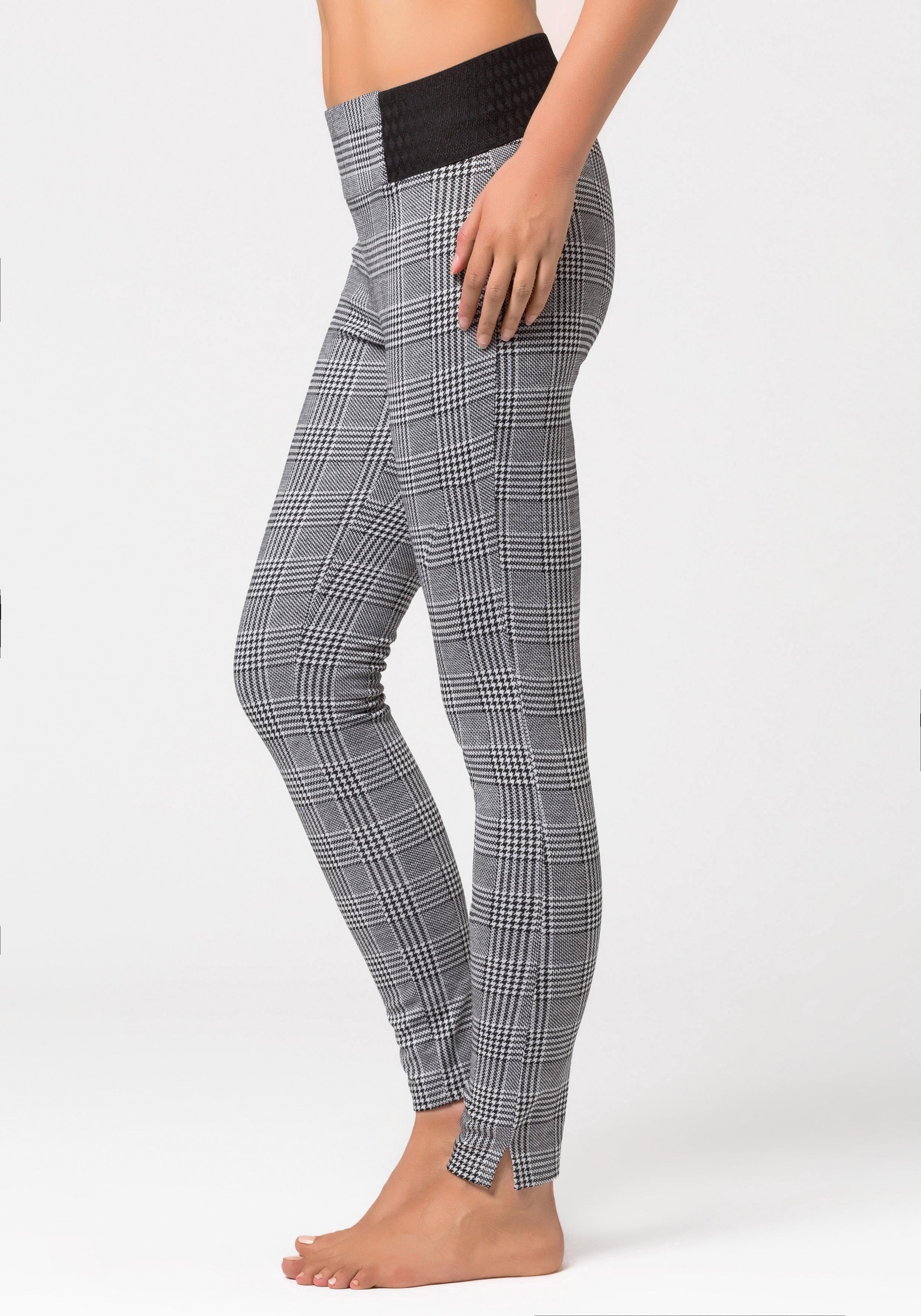 Buffalo Leggings  im Glencheck-Design, elastisch, modisch
