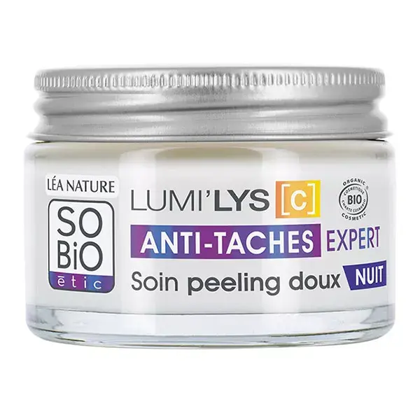 Léa Nature SO BiO étic Lumilys C Cuidado Noturno Esfoliante Orgânico Suave 50ml