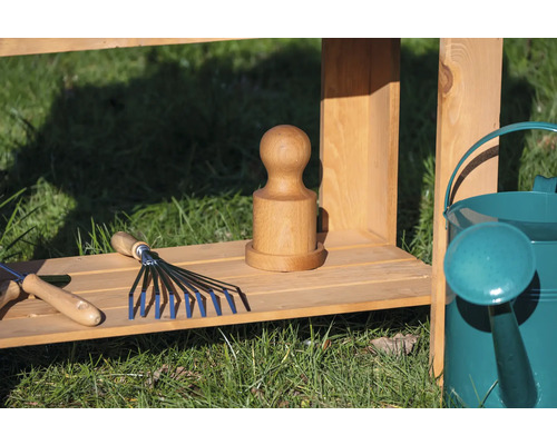 Verhoogd tuinbed op palen dobar 80,3 x 40 x 78,4 cm bruin