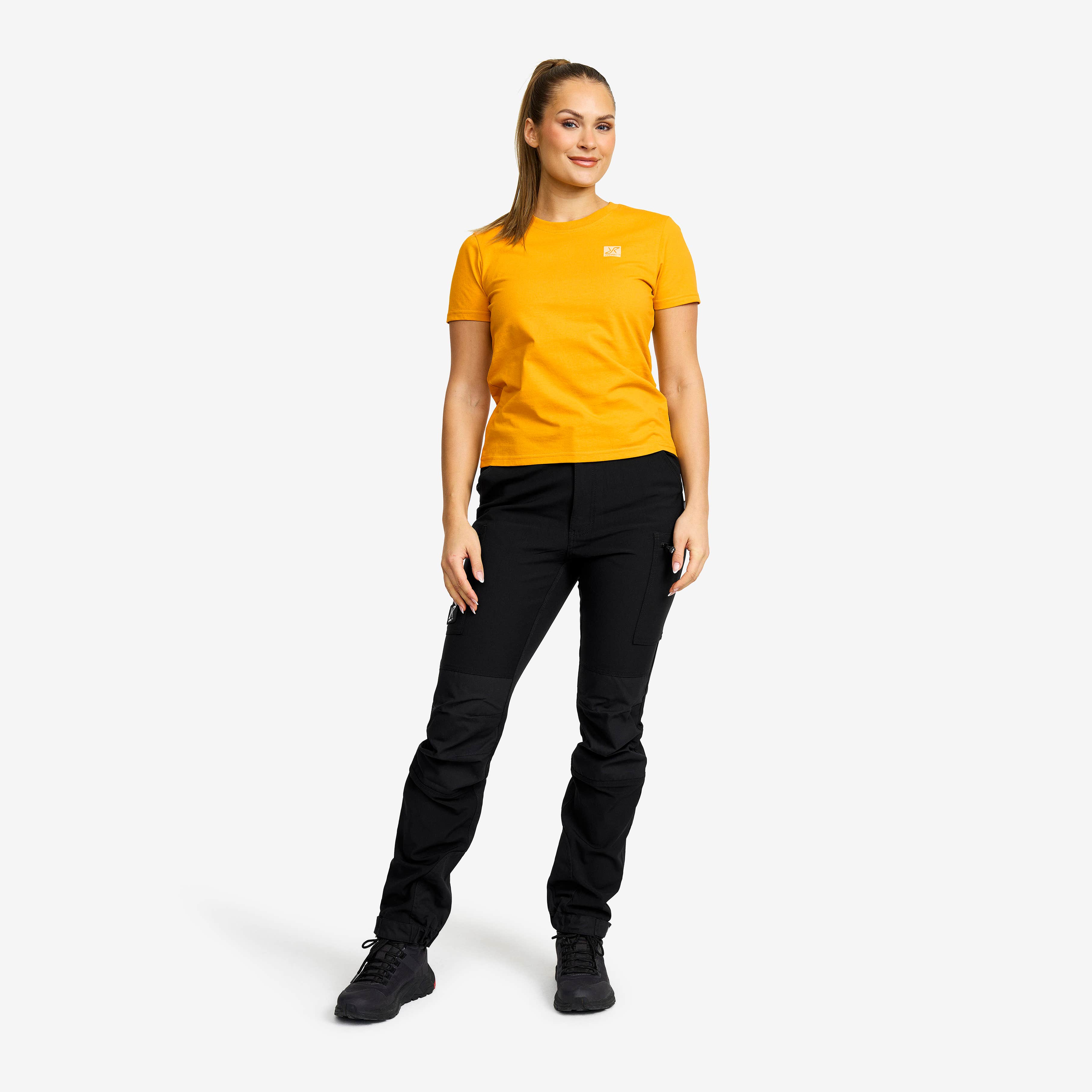 Easy Slim Fit T-shirt  Dame Golden Yellow