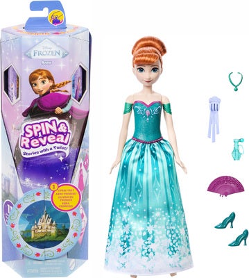 Disney Frozen Spin & Reveal Dukke Anna