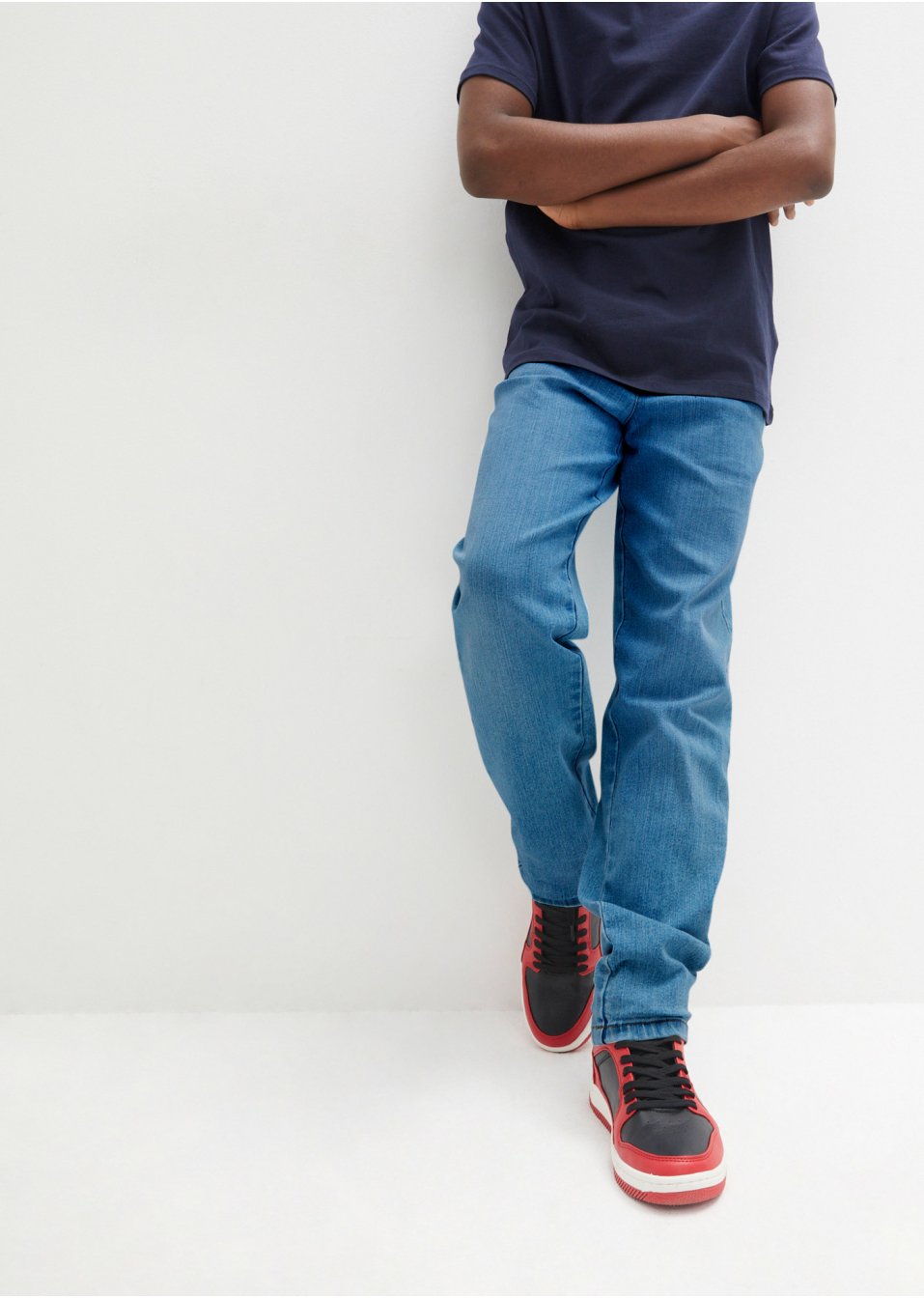 Jean garçon Wide Leg, Loose Fit