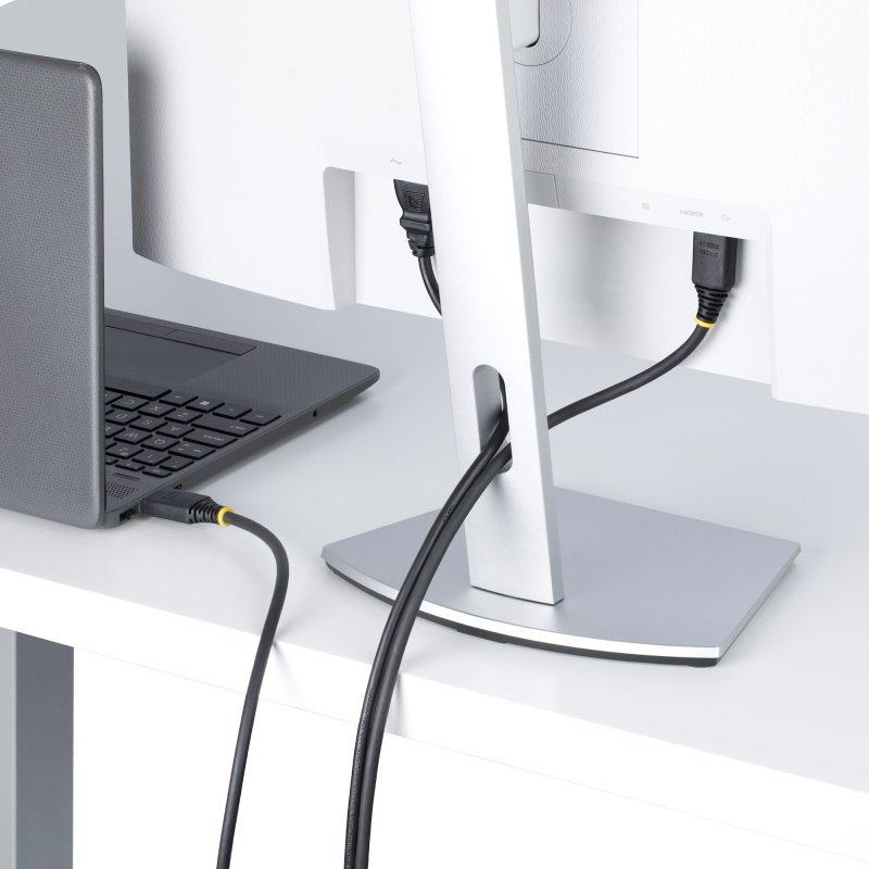StarTech.com Câble HDMI Haute Vitesse de 5 m avec Connecteurs à Verrouillage, 4K 60 Hz/1440p 144 Hz, HDR10/HDCP 2.2/ARC, 18 Gbps, Câble UHD HDMI pour Téléviseur/Moniteur/Écran, Gaine TPE