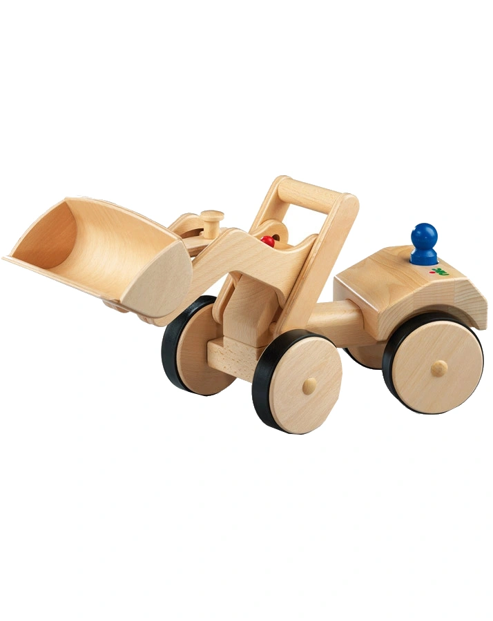 Holz-Radlader in natur