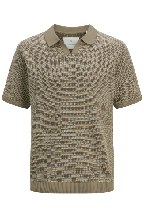 Jack & Jones taupe heren polo
