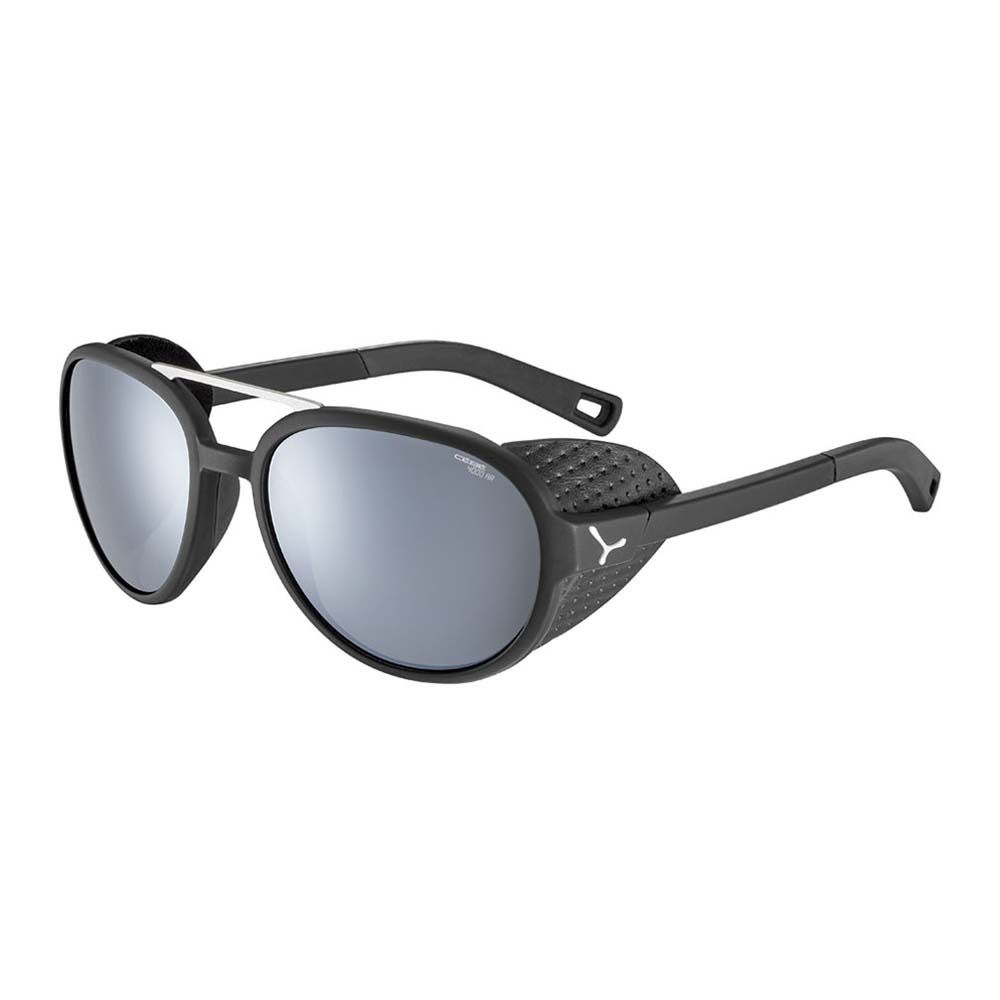 Cebe SUMMIT - Lunettes ski black silver matte peak grey silver ar
