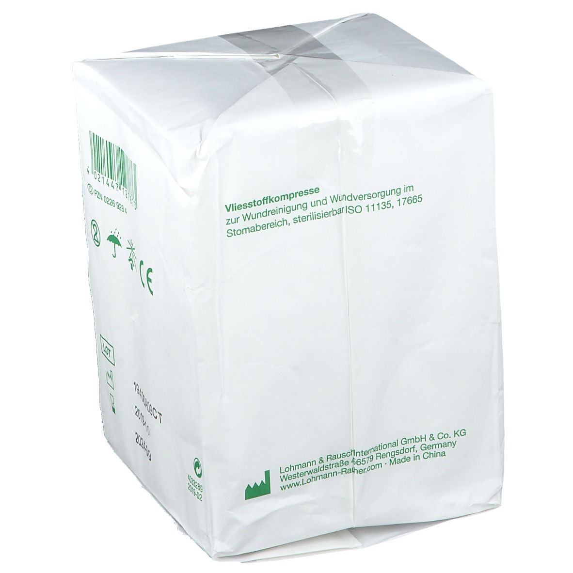Vliwasoft® Stoma 10 cm x 10 cm 4lagig