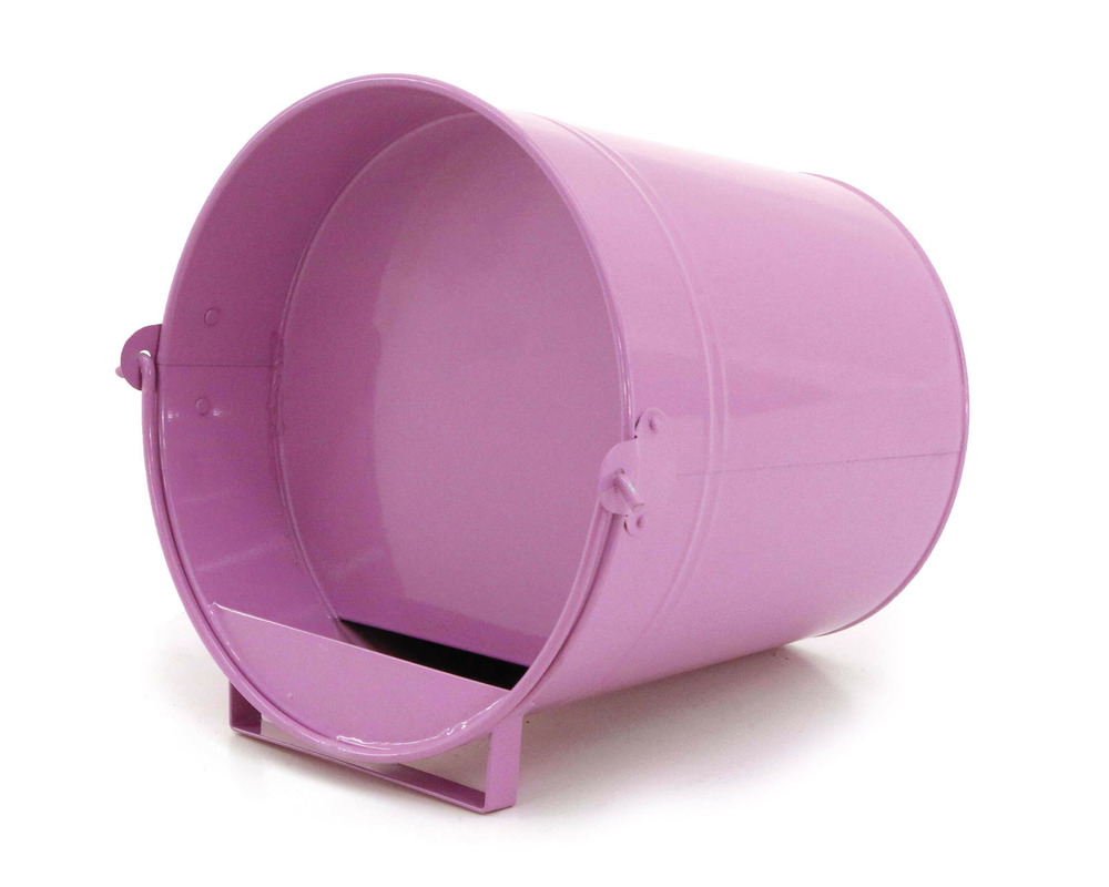 Abreuvoir seau poules métal peint 7 litres • abreuvoir volailles