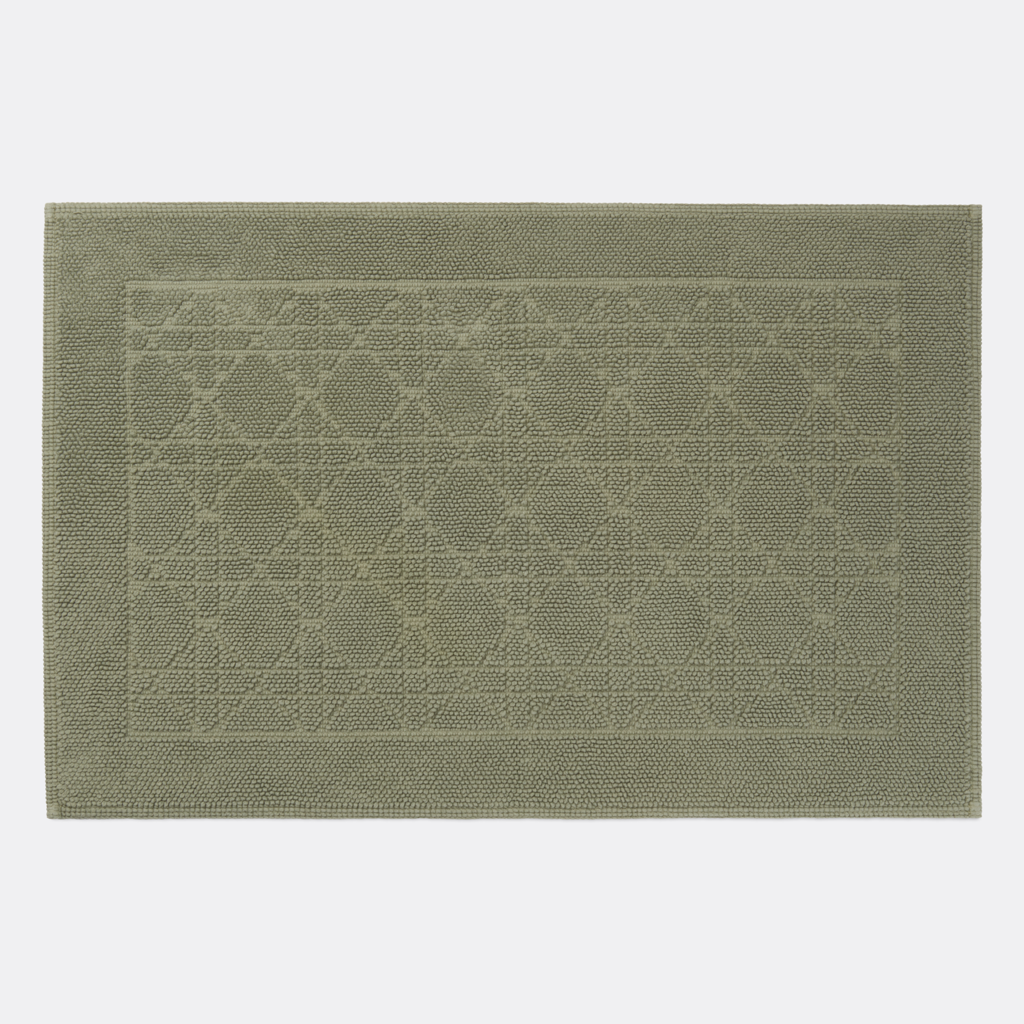 Badmat Portugees organisch katoen pistachio 90x60 cm