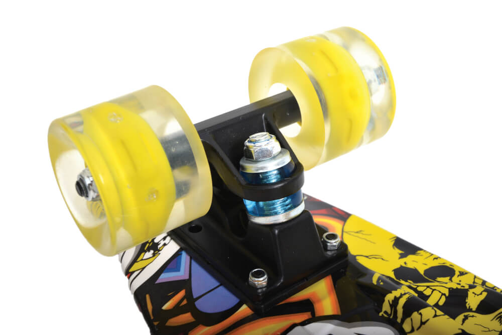Schildkröt Funsports - Retro Skateboard FREE SPIRIT 22´ Party