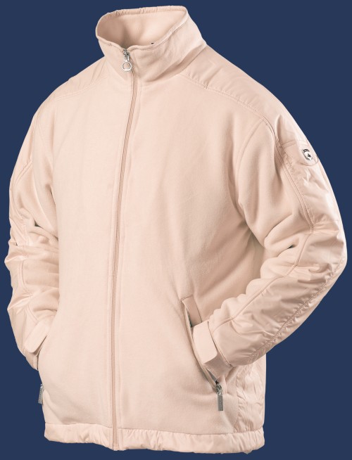 Jet-Jacke MicroFleece, Orangecream