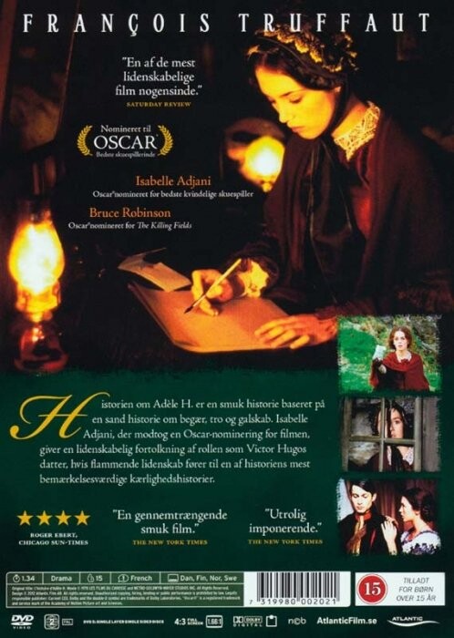 I Kærlighedens Lænker / The Story Of Adele H - DVD