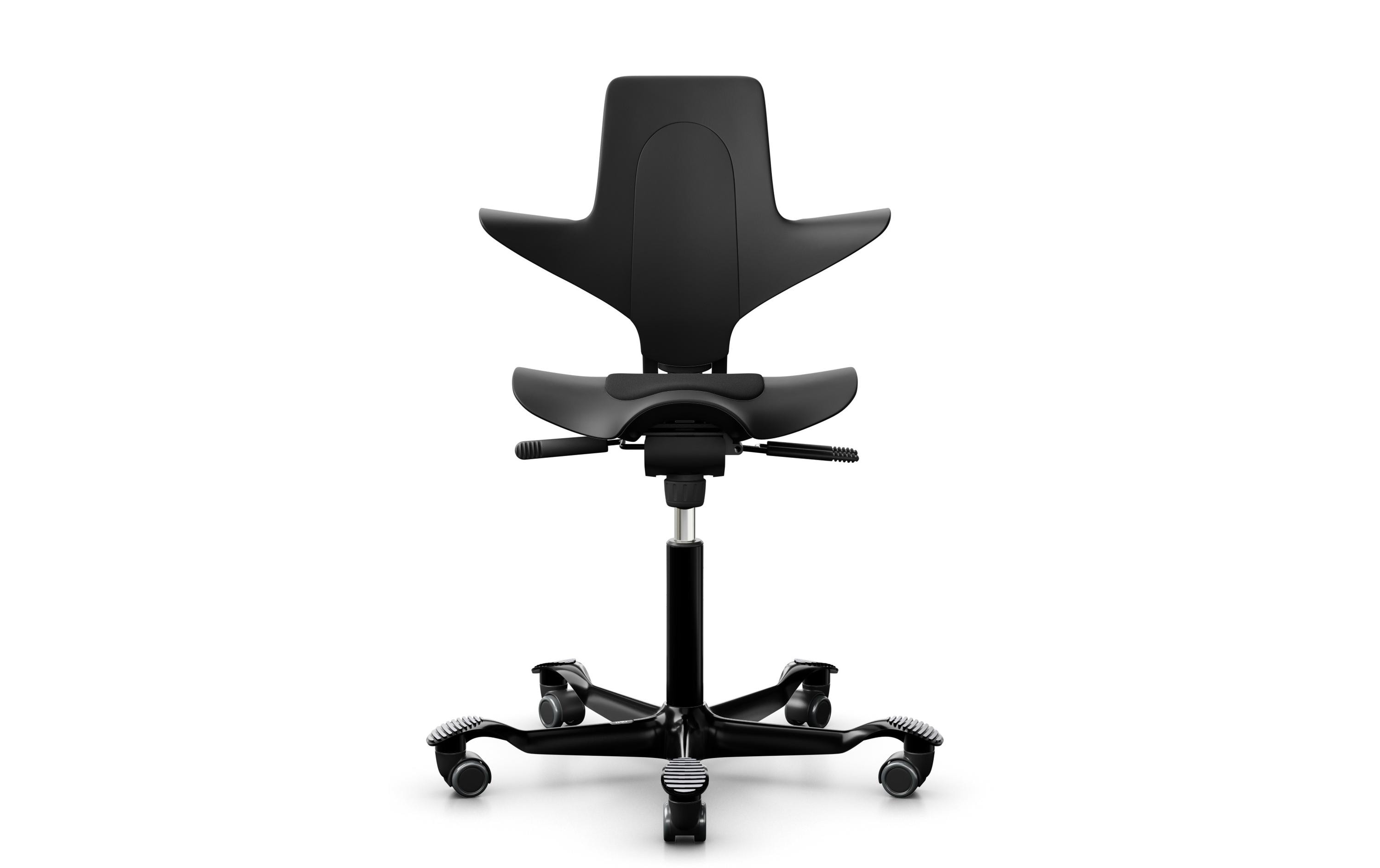 Bürostuhl Capisco Puls 8010 Schwarz<br>Capisco – Der Bürostuhl-Klassiker mit einzigartigem geformten Sattelsitz und Sitzkissen