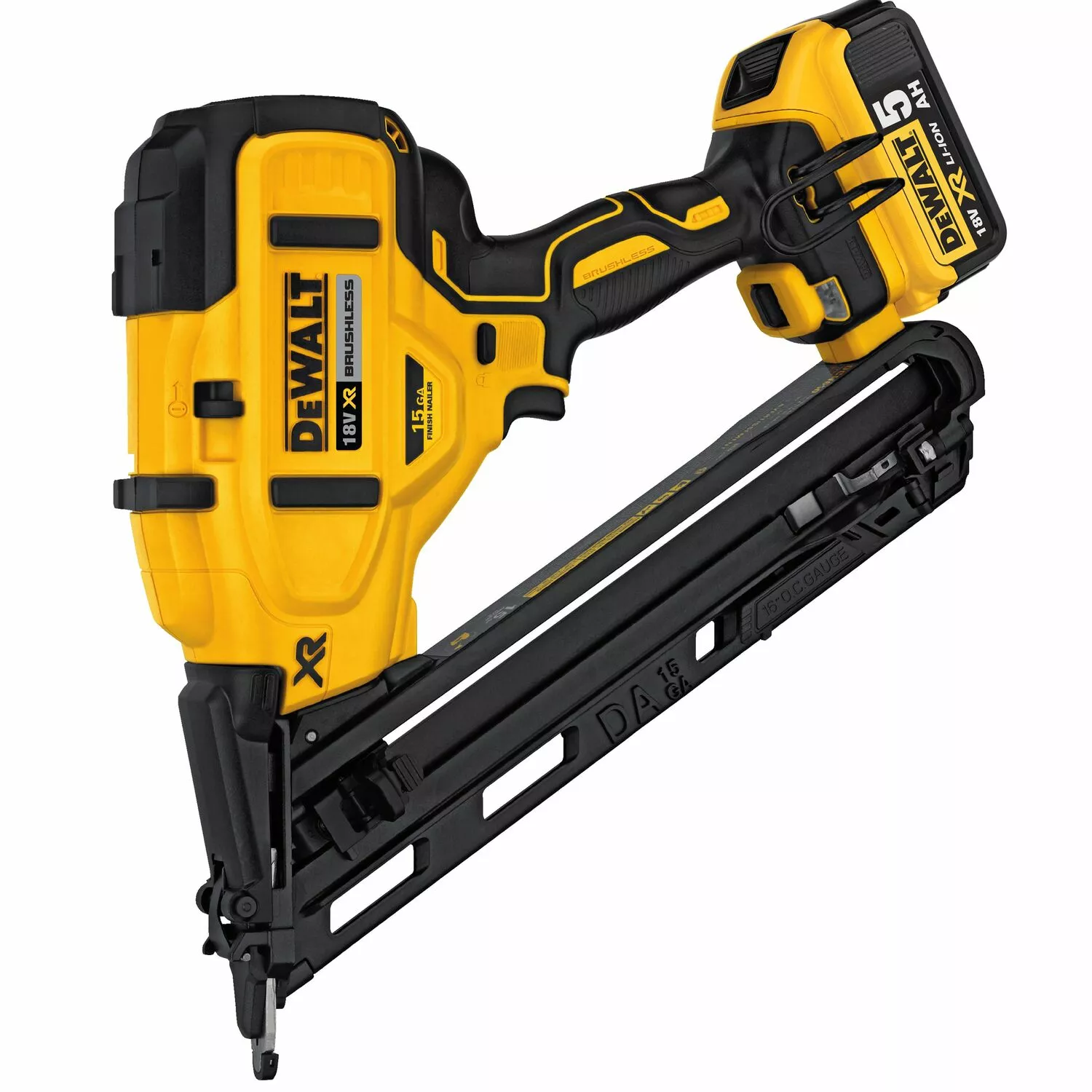 DeWALT DCN650P2 18V Li-Ion accu afwerktacker (2x 5.0Ah accu) in TSTAK